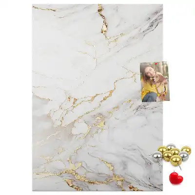Cork Note Board Decorative marble