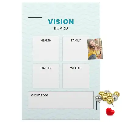 Cork Note Board Health planner