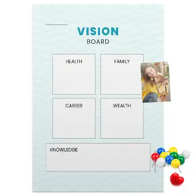 Cork Note Board Health planner