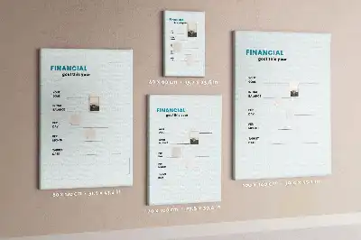 Wall cork memo board and budget planner