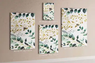 Floral Pattern Wall Cork Memo Board