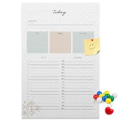 Cork Daily Planner Note Board