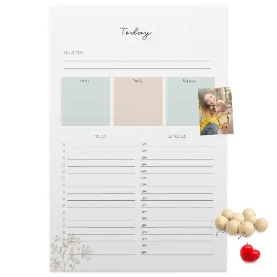 Cork Daily Planner Note Board