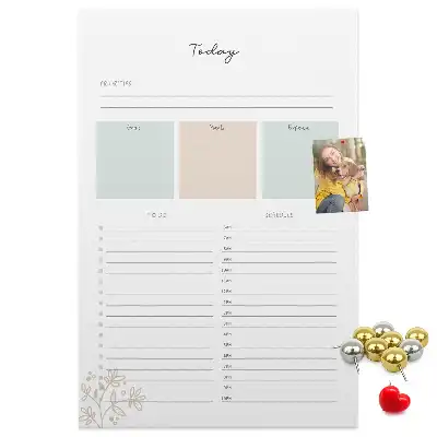 Cork Daily Planner Note Board