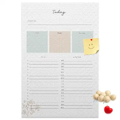 Cork Daily Planner Note Board