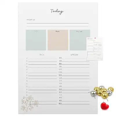 Cork Daily Planner Note Board