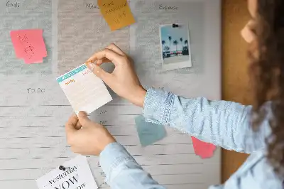Cork Daily Planner Note Board
