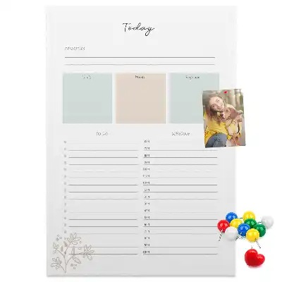 Cork Daily Planner Note Board