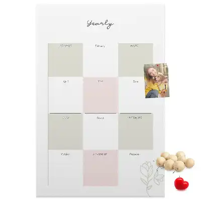 Cork Note Board Annual planner