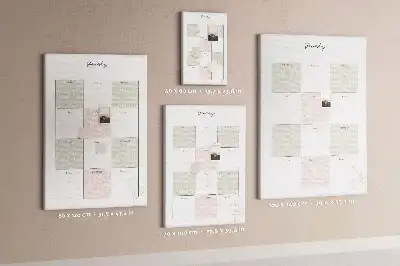 Cork Note Board Annual planner