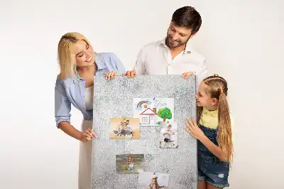 Wall cork memo board Concrete wall