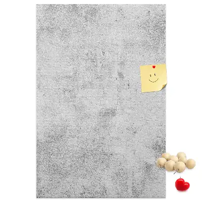 Wall cork memo board Concrete wall