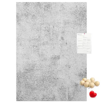 Wall cork memo board Concrete wall