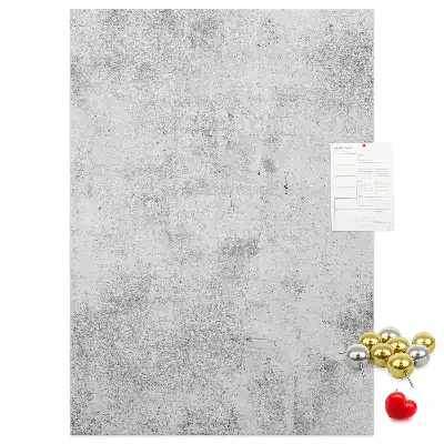 Wall cork memo board Concrete wall