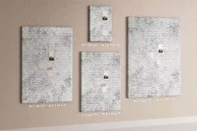 Concrete Wall Cork Memo Board