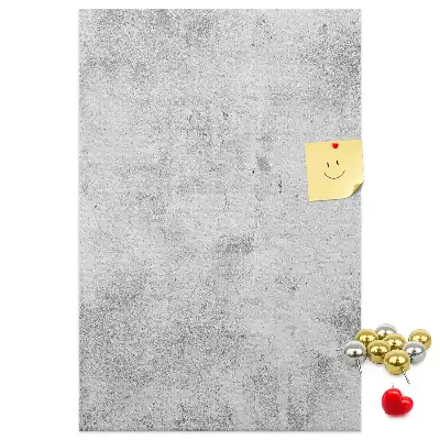 Concrete Wall Cork Memo Board