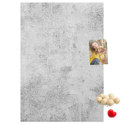 Wall cork memo board Concrete wall