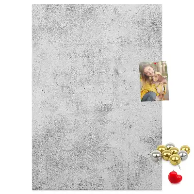 Wall cork memo board Concrete wall