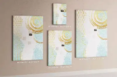 Decorative abstract cork memo board