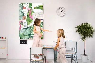 Wild Flamingo Nature Cork Note Board