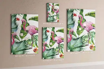 Wild Flamingo Nature Cork Note Board