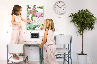 Wild Flamingo Nature Cork Note Board
