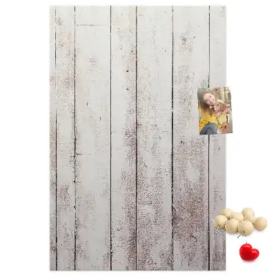 Wooden cork pin board