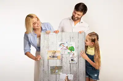 Wooden cork pin board