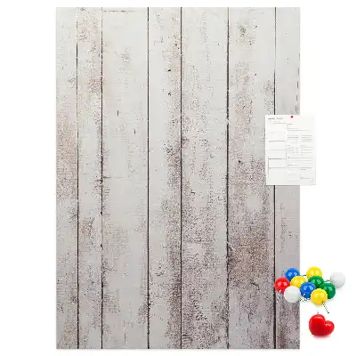 Wooden cork pin board