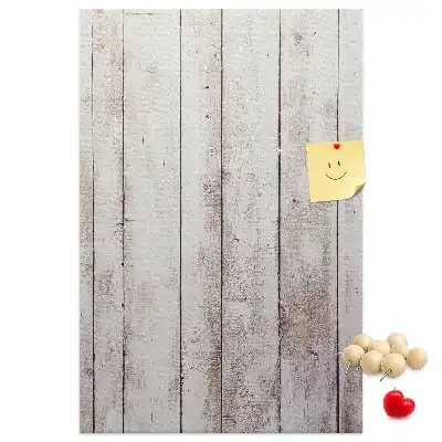 Wooden cork pin board