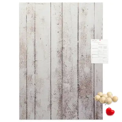 Wooden cork pin board