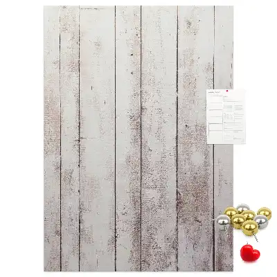 Wooden cork pin board
