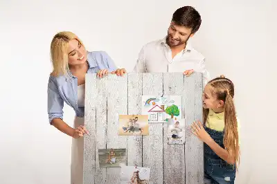Wooden cork pin board
