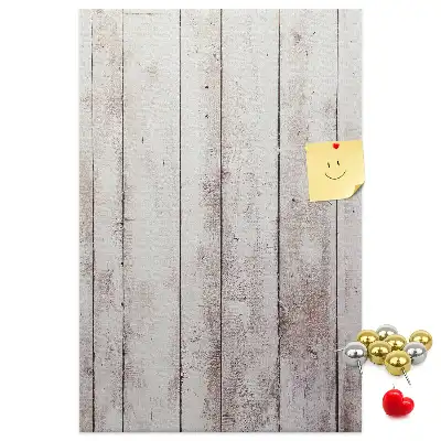 Wooden cork pin board