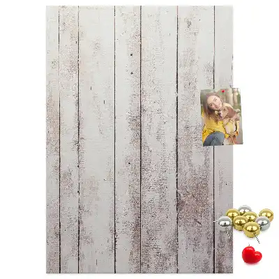 Wooden cork pin board