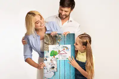 Cork note board with summer hat and flip-flops design