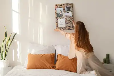Wine cork note board