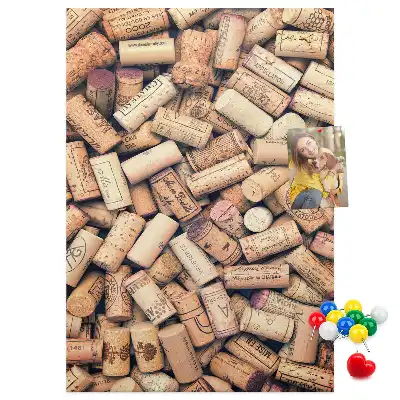 Wine cork note board