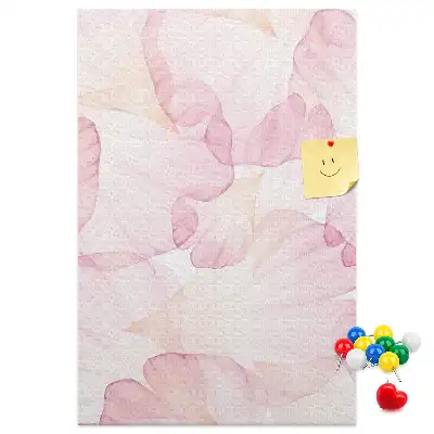 Wall cork memo board Flower petals