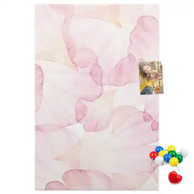 Flower Petals Wall Cork Memo Board