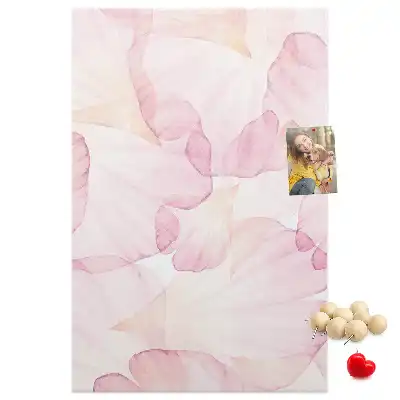 Flower Petals Wall Cork Memo Board