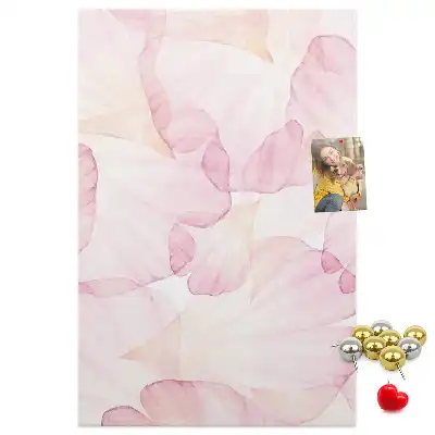Flower Petals Wall Cork Memo Board
