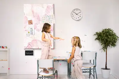 Flower Petals Wall Cork Memo Board