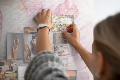 Flower Petals Wall Cork Memo Board