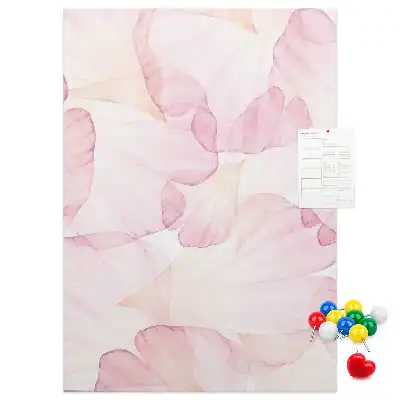 Flower Petals Wall Cork Memo Board