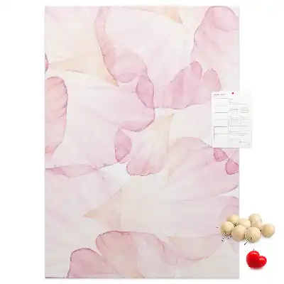 Flower Petals Wall Cork Memo Board
