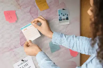 Flower Petals Wall Cork Memo Board