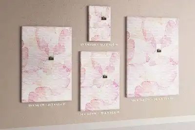 Flower Petals Wall Cork Memo Board