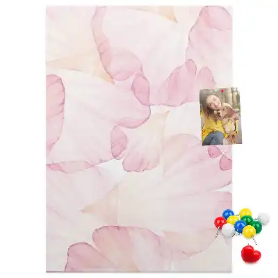Flower Petals Wall Cork Memo Board
