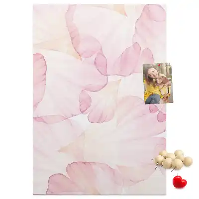 Flower Petals Wall Cork Memo Board